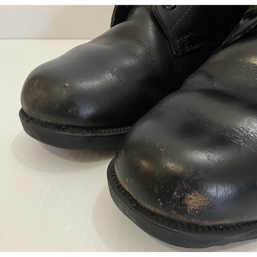 Vintage US Military Vietnam War Leather Combat Jungle Boots 1969 DMS Sole Sz 9 W - Picture 12 of 12